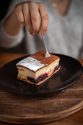 Topfen-Weichsel-Kuchen