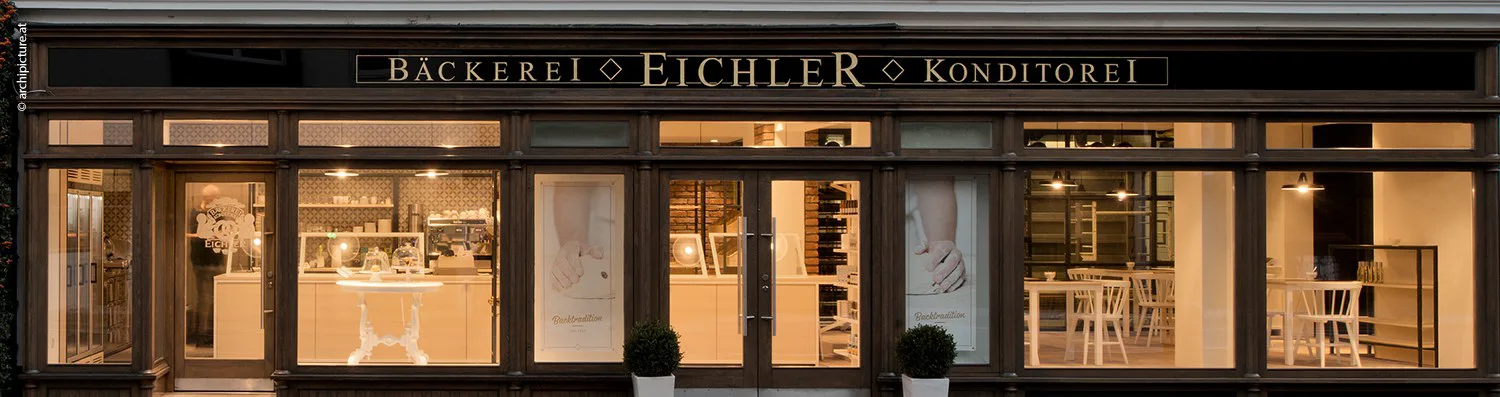 Konditorei Eichler - Fassade Hauptgeschäft